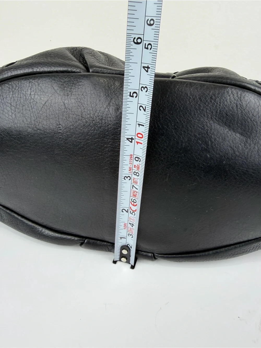 Makowsky Y2K Black Leather Hobo Shoulder Bag Boho Slouch Quiet Luxury